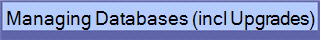 Managing Databases (incl Upgrades)